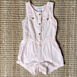 old navy striped babygirl romper